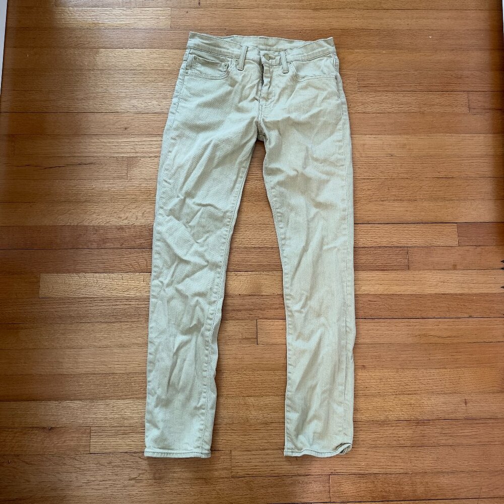 Men's Levis Khaki Slim Fit Denim Size 31 x 32